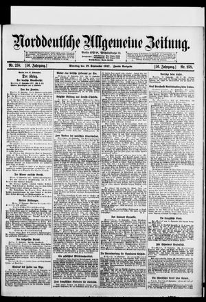 Norddeutsche allgemeine Zeitung vom 18.09.1917