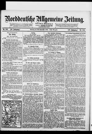 Norddeutsche allgemeine Zeitung vom 23.09.1917