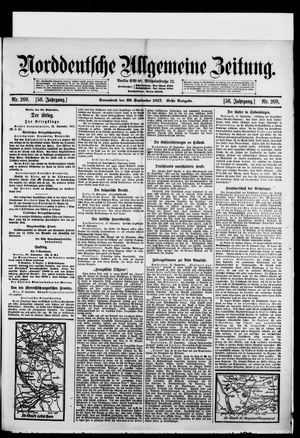 Norddeutsche allgemeine Zeitung vom 29.09.1917