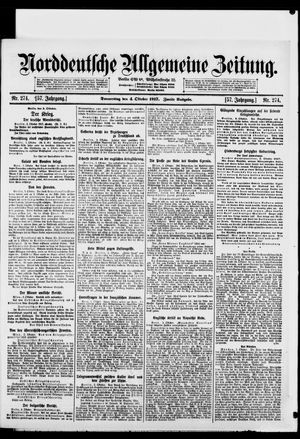 Norddeutsche allgemeine Zeitung vom 04.10.1917