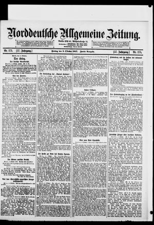 Norddeutsche allgemeine Zeitung on Oct 5, 1917