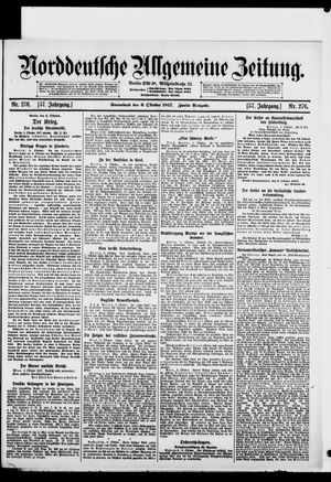 Norddeutsche allgemeine Zeitung vom 06.10.1917