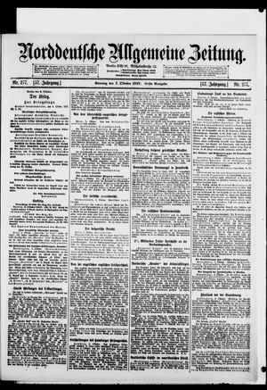 Norddeutsche allgemeine Zeitung vom 07.10.1917