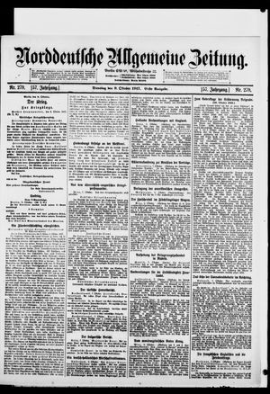 Norddeutsche allgemeine Zeitung on Oct 9, 1917
