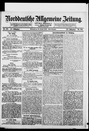 Norddeutsche allgemeine Zeitung vom 10.10.1917