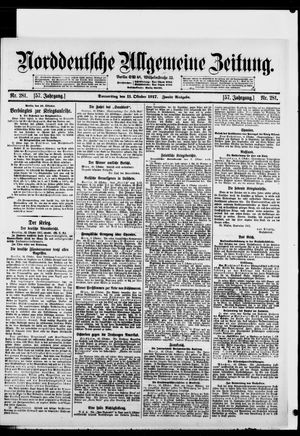Norddeutsche allgemeine Zeitung vom 11.10.1917