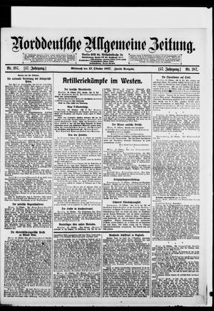 Norddeutsche allgemeine Zeitung vom 17.10.1917