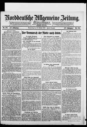 Norddeutsche allgemeine Zeitung vom 18.10.1917
