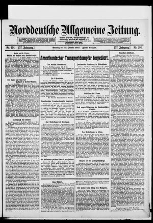 Norddeutsche allgemeine Zeitung vom 21.10.1917