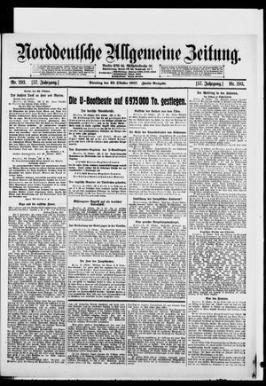 Norddeutsche allgemeine Zeitung vom 23.10.1917