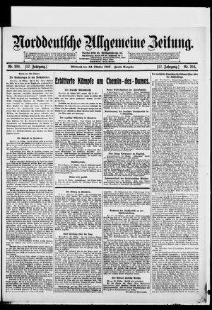 Norddeutsche allgemeine Zeitung vom 24.10.1917