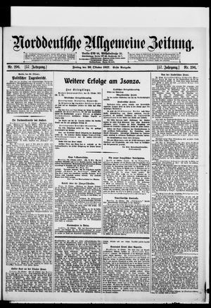Norddeutsche allgemeine Zeitung vom 26.10.1917