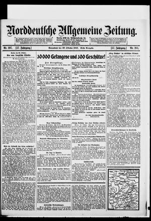 Norddeutsche allgemeine Zeitung vom 27.10.1917