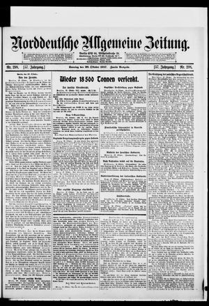 Norddeutsche allgemeine Zeitung vom 28.10.1917