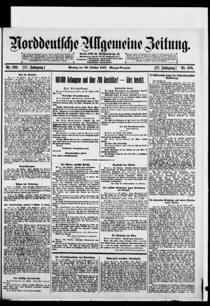 Norddeutsche allgemeine Zeitung vom 29.10.1917