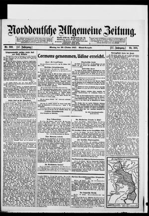 Norddeutsche allgemeine Zeitung vom 29.10.1917