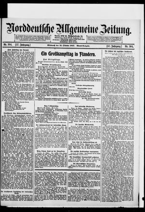 Norddeutsche allgemeine Zeitung vom 31.10.1917
