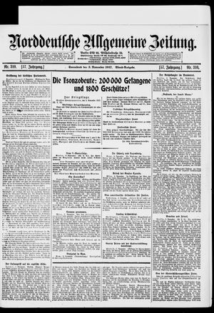 Norddeutsche allgemeine Zeitung vom 03.11.1917