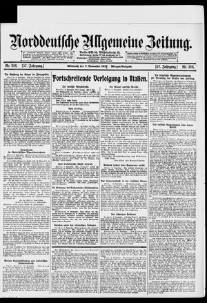 Norddeutsche allgemeine Zeitung vom 07.11.1917