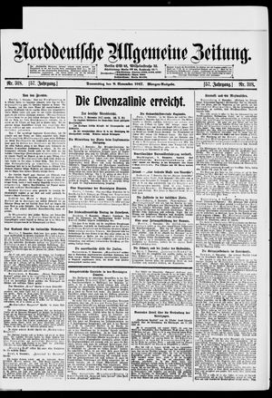 Norddeutsche allgemeine Zeitung vom 08.11.1917