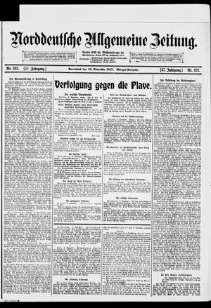 Norddeutsche allgemeine Zeitung vom 10.11.1917