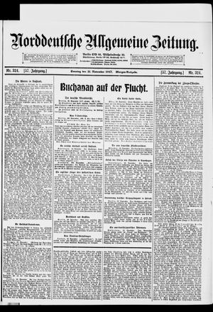 Norddeutsche allgemeine Zeitung vom 11.11.1917