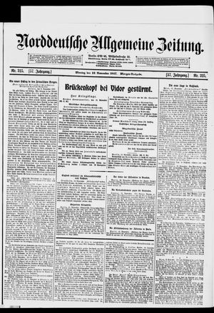 Norddeutsche allgemeine Zeitung vom 12.11.1917