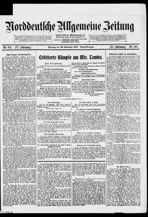 Norddeutsche allgemeine Zeitung on Nov 20, 1917