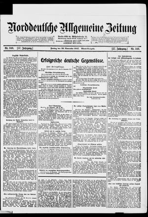 Norddeutsche allgemeine Zeitung vom 23.11.1917