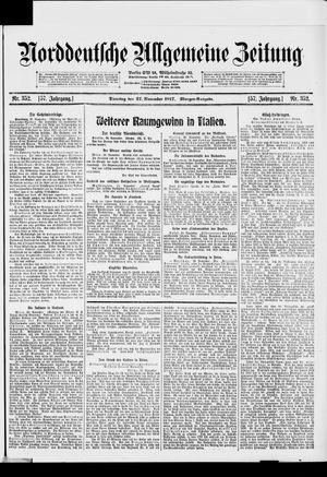 Norddeutsche allgemeine Zeitung vom 27.11.1917
