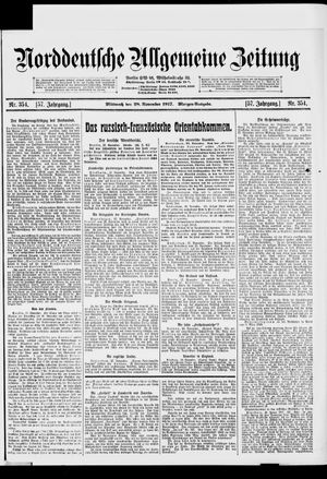 Norddeutsche allgemeine Zeitung vom 28.11.1917
