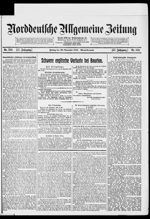 Norddeutsche allgemeine Zeitung vom 30.11.1917