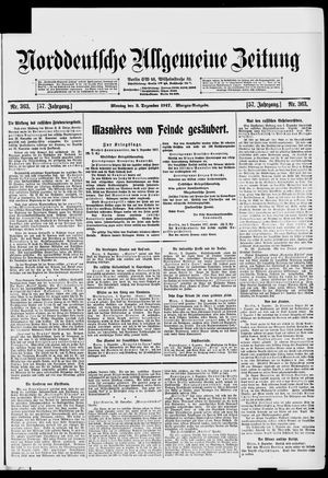 Norddeutsche allgemeine Zeitung vom 03.12.1917