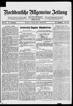 Norddeutsche allgemeine Zeitung vom 07.12.1917