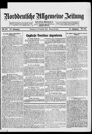 Norddeutsche allgemeine Zeitung vom 11.12.1917