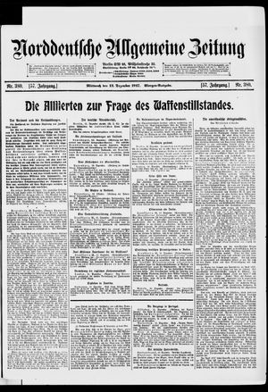 Norddeutsche allgemeine Zeitung vom 12.12.1917