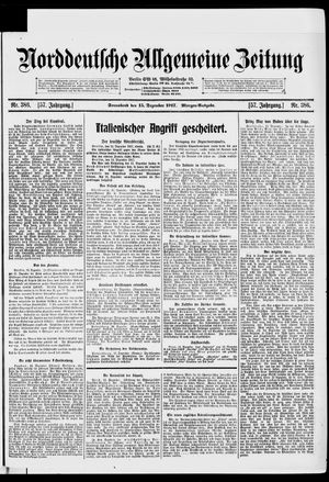 Norddeutsche allgemeine Zeitung vom 15.12.1917