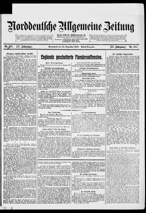 Norddeutsche allgemeine Zeitung vom 15.12.1917