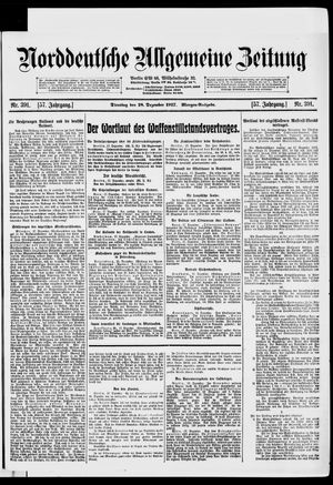 Norddeutsche allgemeine Zeitung vom 18.12.1917