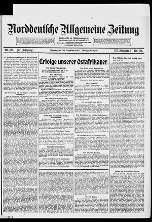 Norddeutsche allgemeine Zeitung vom 23.12.1917