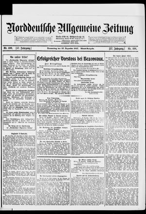 Norddeutsche allgemeine Zeitung vom 27.12.1917