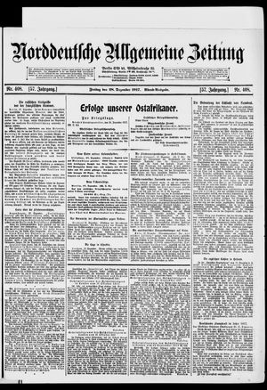 Norddeutsche allgemeine Zeitung vom 28.12.1917