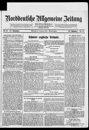 Norddeutsche allgemeine Zeitung on Jan 9, 1918