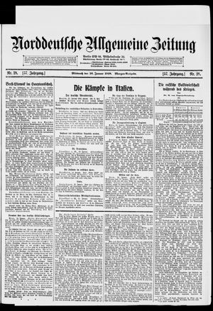 Norddeutsche allgemeine Zeitung vom 16.01.1918
