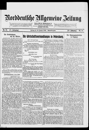Norddeutsche allgemeine Zeitung vom 18.01.1918