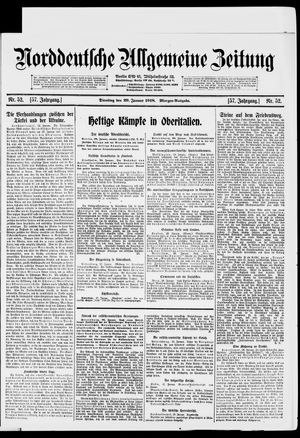 Norddeutsche allgemeine Zeitung vom 29.01.1918
