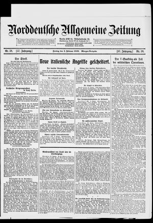 Norddeutsche allgemeine Zeitung on Feb 1, 1918