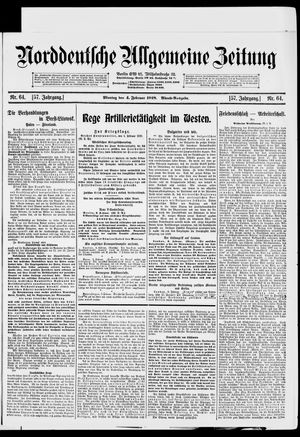Norddeutsche allgemeine Zeitung vom 04.02.1918