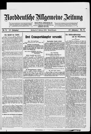 Norddeutsche allgemeine Zeitung on Feb 8, 1918
