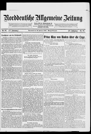 Norddeutsche allgemeine Zeitung vom 16.02.1918